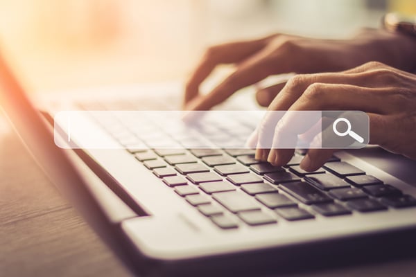Person typing on keyboard - JConnelly Blog - 3 Simple Reasons Why Every Marketing Team Needs an SEO Partner