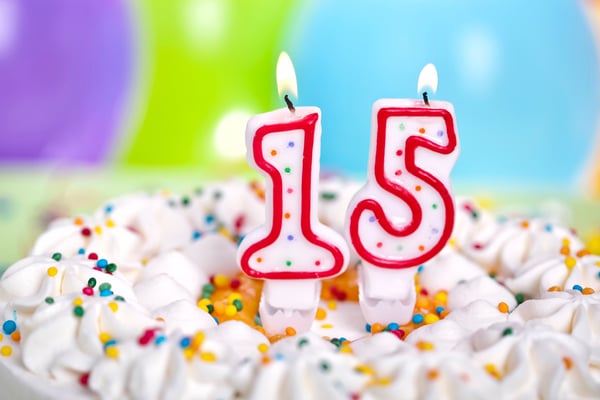 Birthday cake- JConnelly Blog - 15 Ways Communications has Changed in the Past 15 Years