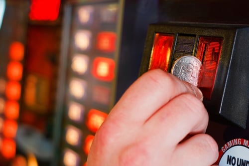 Coin in slot- JConnelly blog- content marketing is not about sales