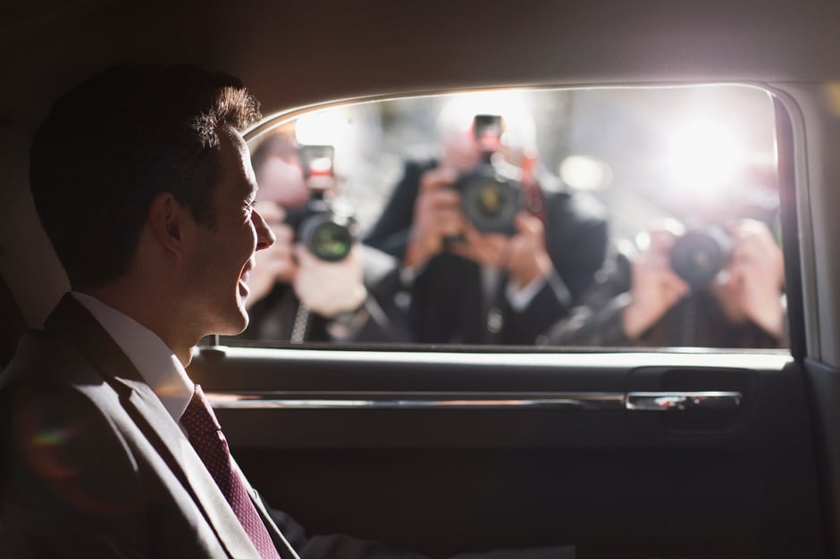 Man in car- JConnelly blog- Executive Visibility is key to a successful brand