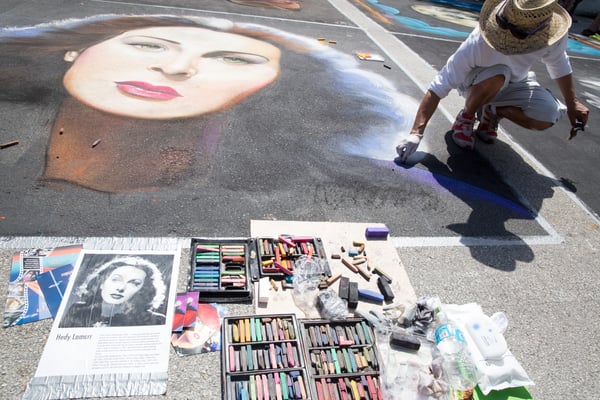 Chalk art street artist - JConnelly Blog Things to Consider Before Launching a Fintech Solution