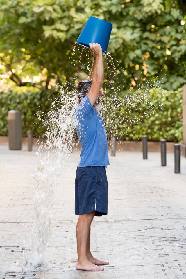 Man Dumping Bucket of Ice Water Over Head- How Brands Use Social Media for CSR.jpg