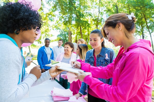 People signing up for breast cancer race- how cause marketing can work for your brand.jpg